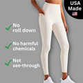Performance Leggings mit Taschen — Sofort schlanker aussehen