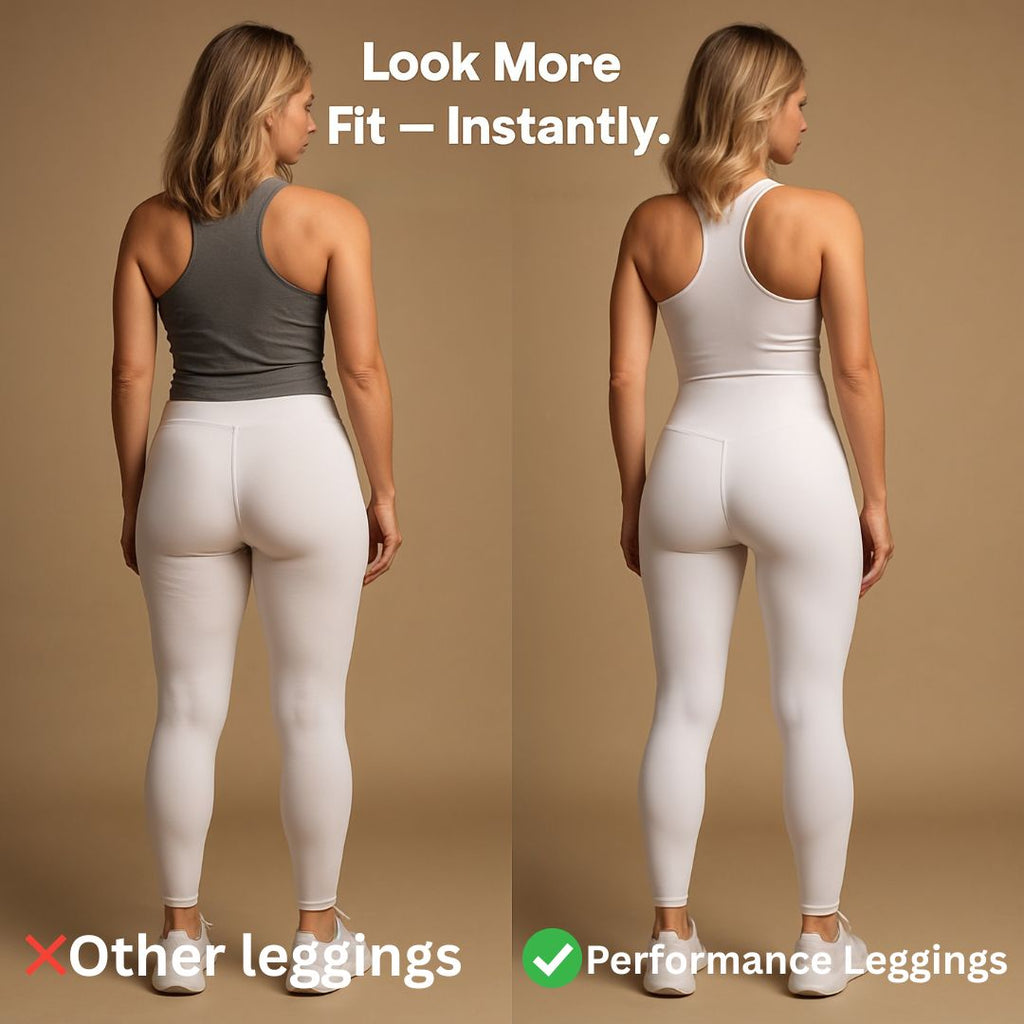 Performance Leggings mit Taschen — Sofort schlanker aussehen